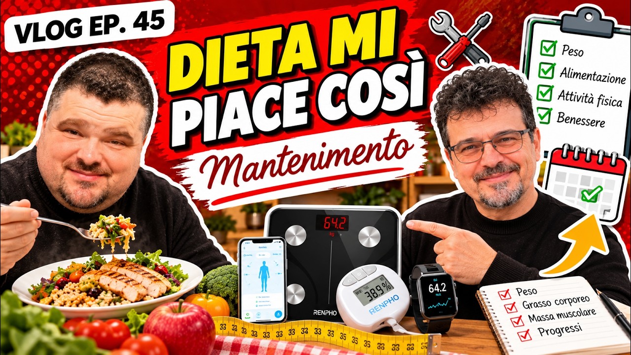 Copertina: Vlog ep 45: dieta mi piace così comincia il mantenimento