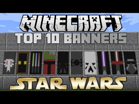 Minecraft Top 10 Star Wars Banners With Tutorial Youtube