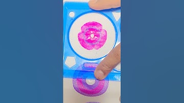 Addictive Spirograph Patterns in Seconds!#spirometry #art #spiroart #relaxing #satisfying #drawing