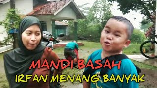 Mandi Basah, Irfan Lontong Menang Banyak | Budak Koceak