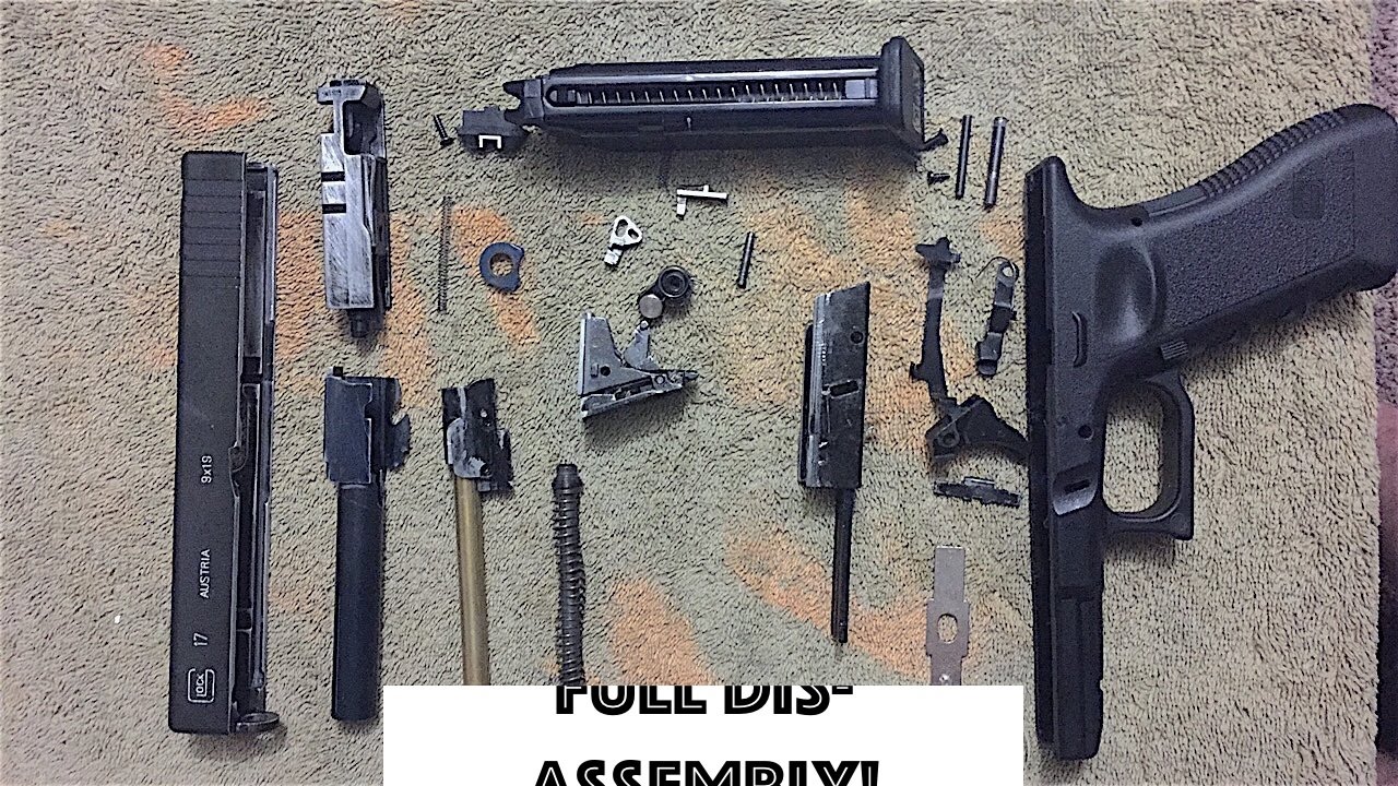 Airsoft Glock 17: full disassembly & assembly 