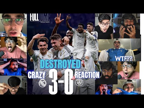 REAL MADRID DESTROYED MANCHESTER CITY😱CRAZY FAN’S REACTION🤩🤩#championsleague #realmadrid#watchalong￼