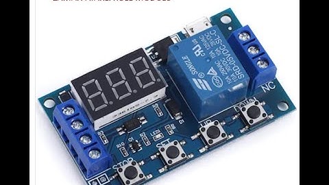 Zaman Ayarlı Röle Modülü, Zaman Gecikmeli Röle Modülü, Zaman Ayarlı Röle Devresi, Zaman Rölesi