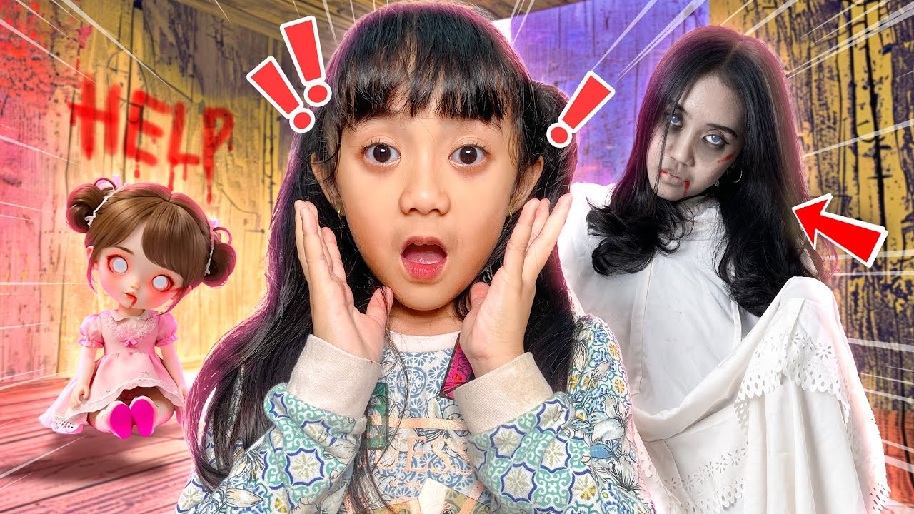 GAWAT ! BLANGKON DI TERROR HANTU BONEKA CANTIK 😍 KOMPILASI VIDEO