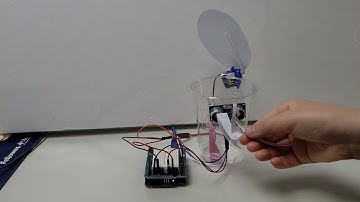 스마트 휴지통 초음파센서,서보모터