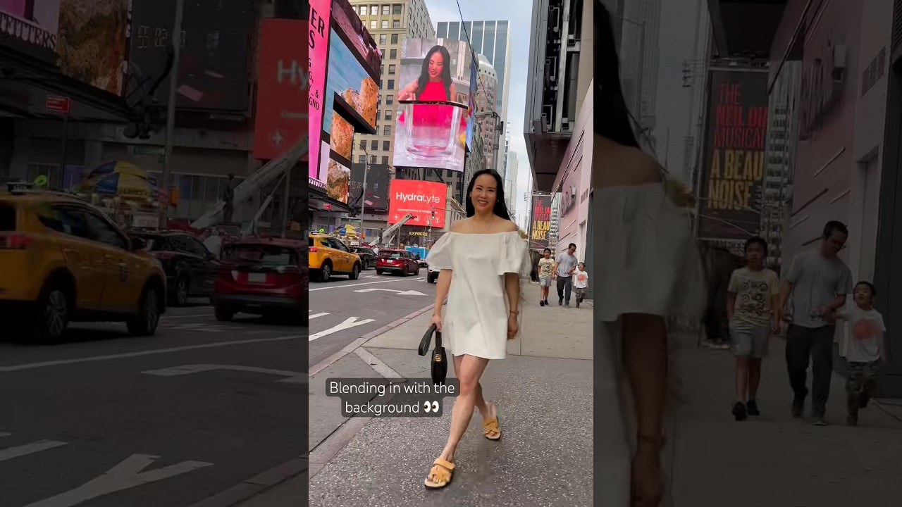 Coming to you live from New York City Times Square!!