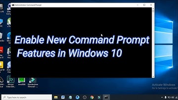 Windows 10 : Enable New Command Prompt Features