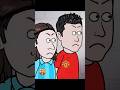 Prime Ronaldo vs Prime Messi legends collide 🐐🔥#ronaldo #messi #animation #shorts #edit