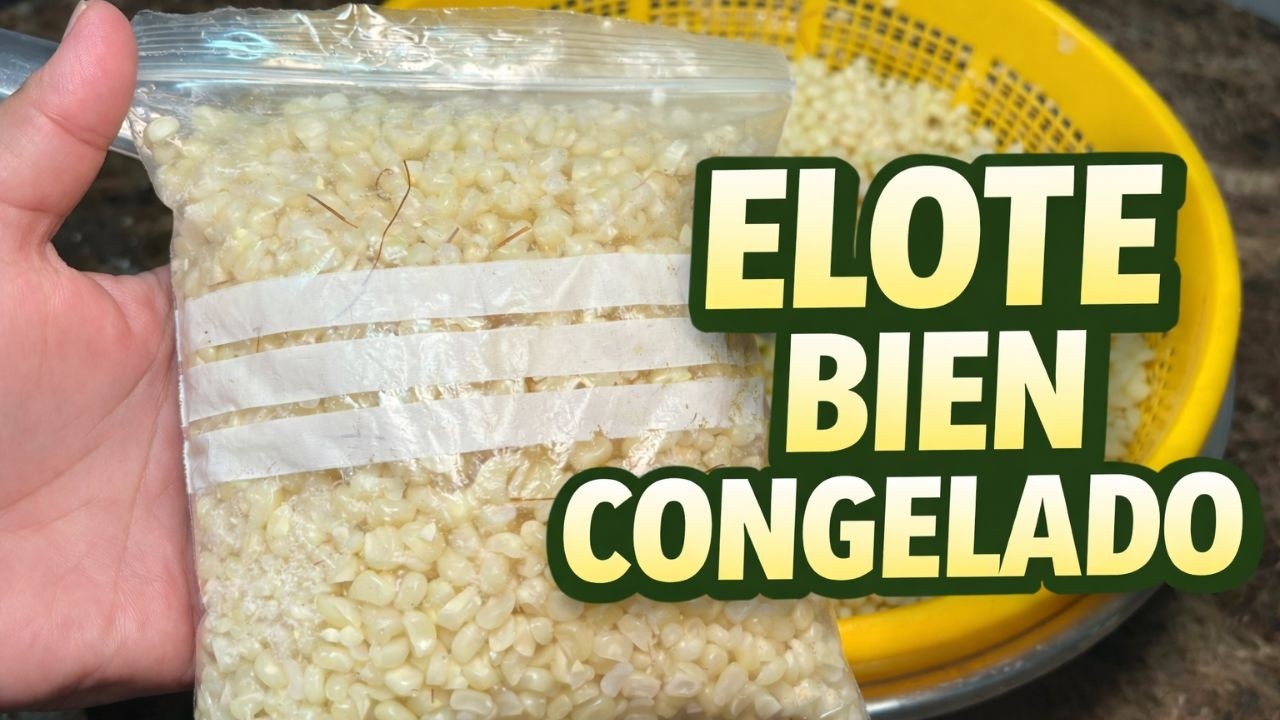 Cómo blanquear elote y congelarlo para que dure meses (sin que se eche a perder)