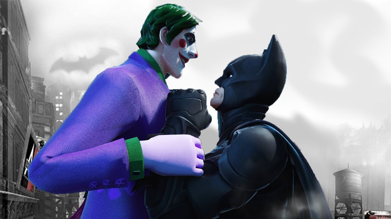 JOKER VS BATMAN!!! - Fortnite Season X - YouTube