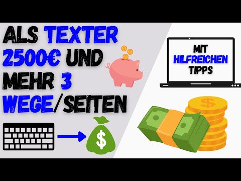 Ein HAUPTEINKOMMEN als TEXTER im Jahr 2022 aufbauen mit diesen Seiten/Wege (+nützliche Tipps) ??