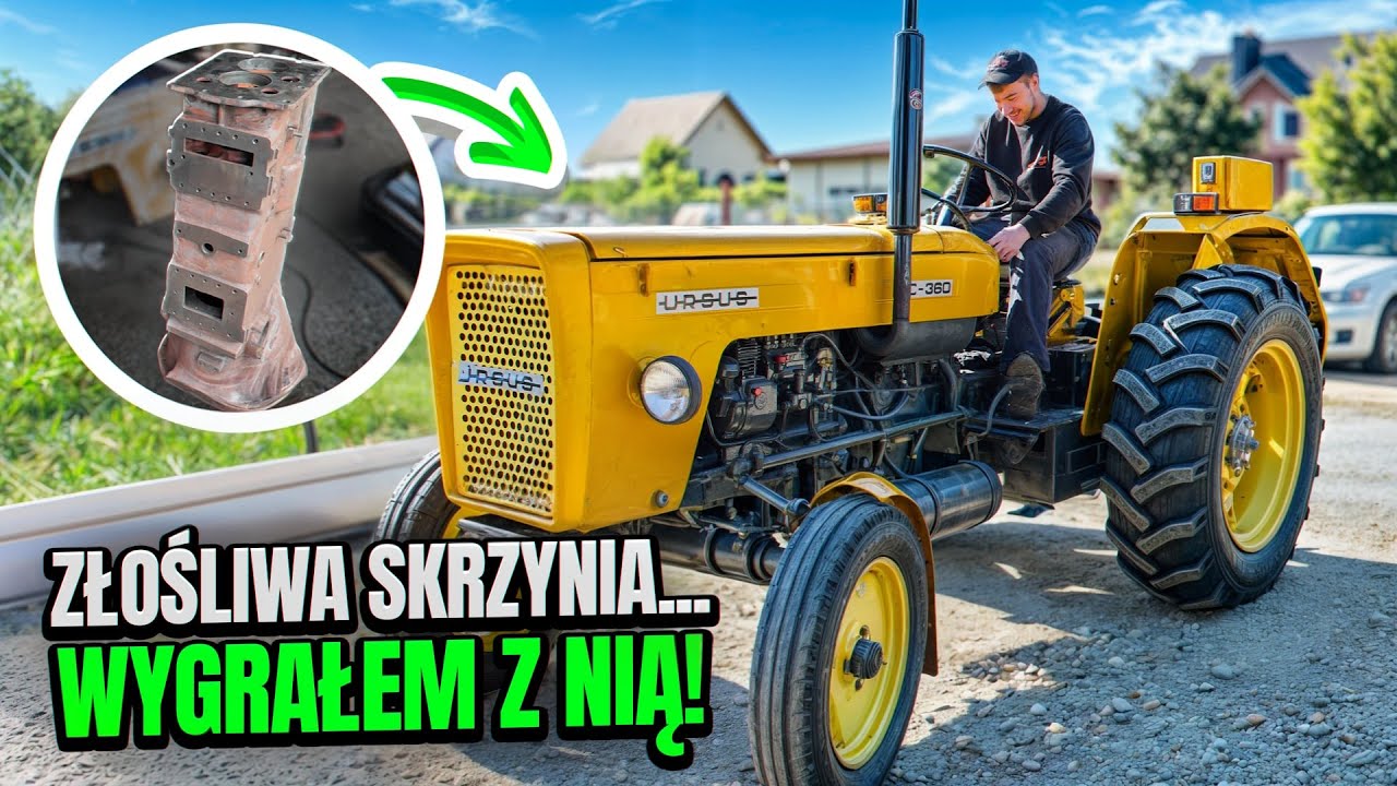 4# Ursus C360: Skrzynia padła?! Remont krok po kroku, który wszystko zmienił!