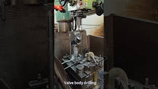 Inside our factory Exquisite valve body drilling process with strict craftsmanship.