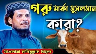 গরু মার্কা মুসলমান কারা || মাওঃ হাবিবুল্লাহ সাহেব || Habibullah Saheb.