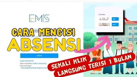 Cara Mengisi Absensi GTK EMIS 4.0 | Fitur Baru