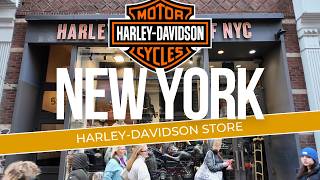 Inside HARLEY-DAVIDSON STORE New York City