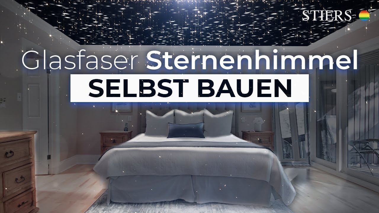 Glasfaser Sternenhimmel selbst bauen, Do it Yourself