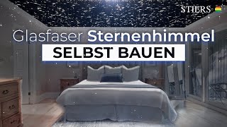 Lichtwellenleiter, Lichtleitfaser, Faseroptik, Sternenhimmel Glasfaser