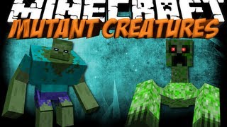 Mutant Creatures Mod: Minecraft Mutant Zombie & Creeper Mod Showcase! screenshot 2
