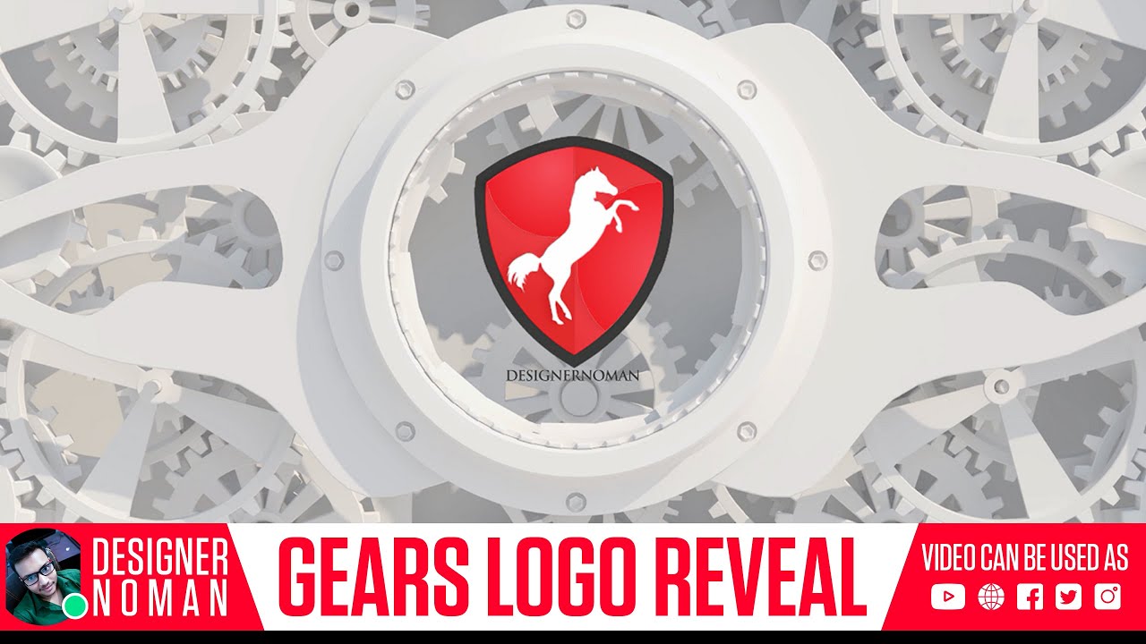 White Gears Logo Reveal | (VIDEO NO: #35)
