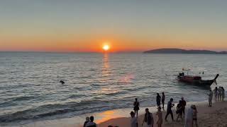 You MUST Watch This Krabi Sunset 😍 | Ao Nang Beach Thailand 🇹🇭
