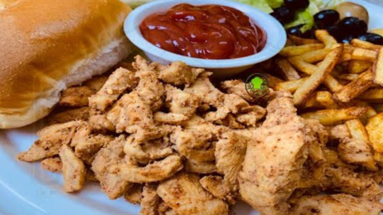 شاورما دجاج متبل بطريقة جديدة