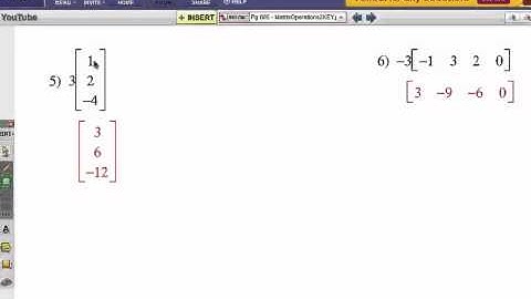 How to Understand Matrix Operations: Scalar Multiplication