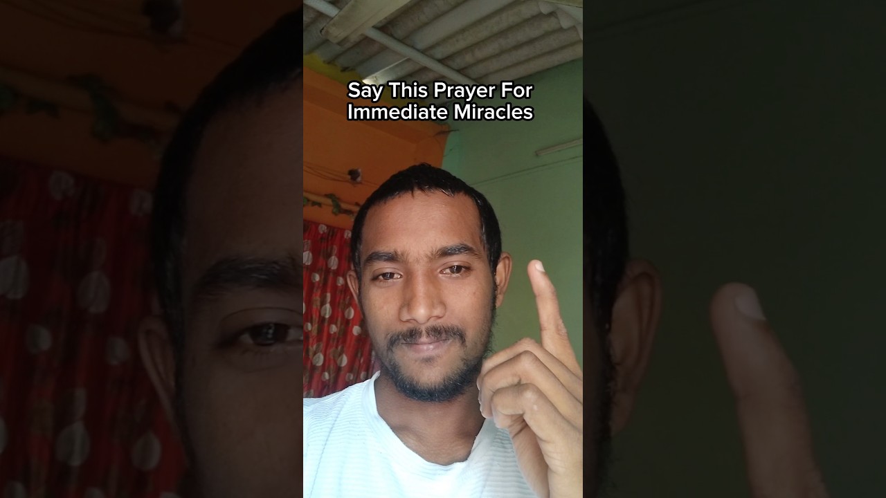 Say This Prayer For Immediate Miracles #prayer #miracle