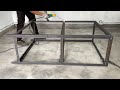 Making Modern metal &amp; wood shelf extremely simple and convenient