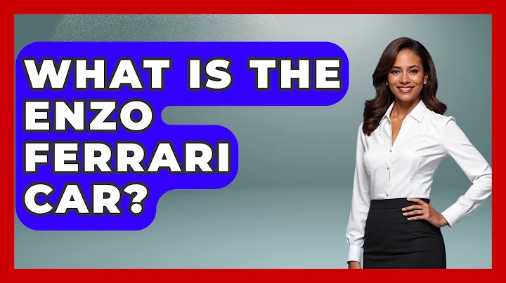 What Is The Enzo Ferrari Car? - Car Collector Enthusiasts