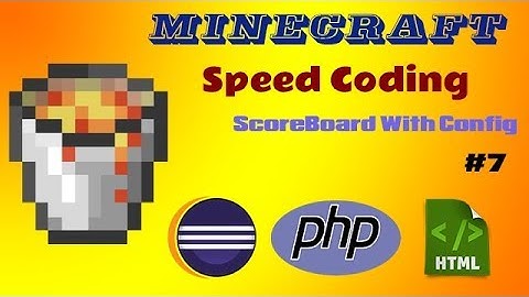 Minecraft Plugin Kodlama - ScoreBoard With Config.yml (Bukkit Coding/Speed Coding) #7