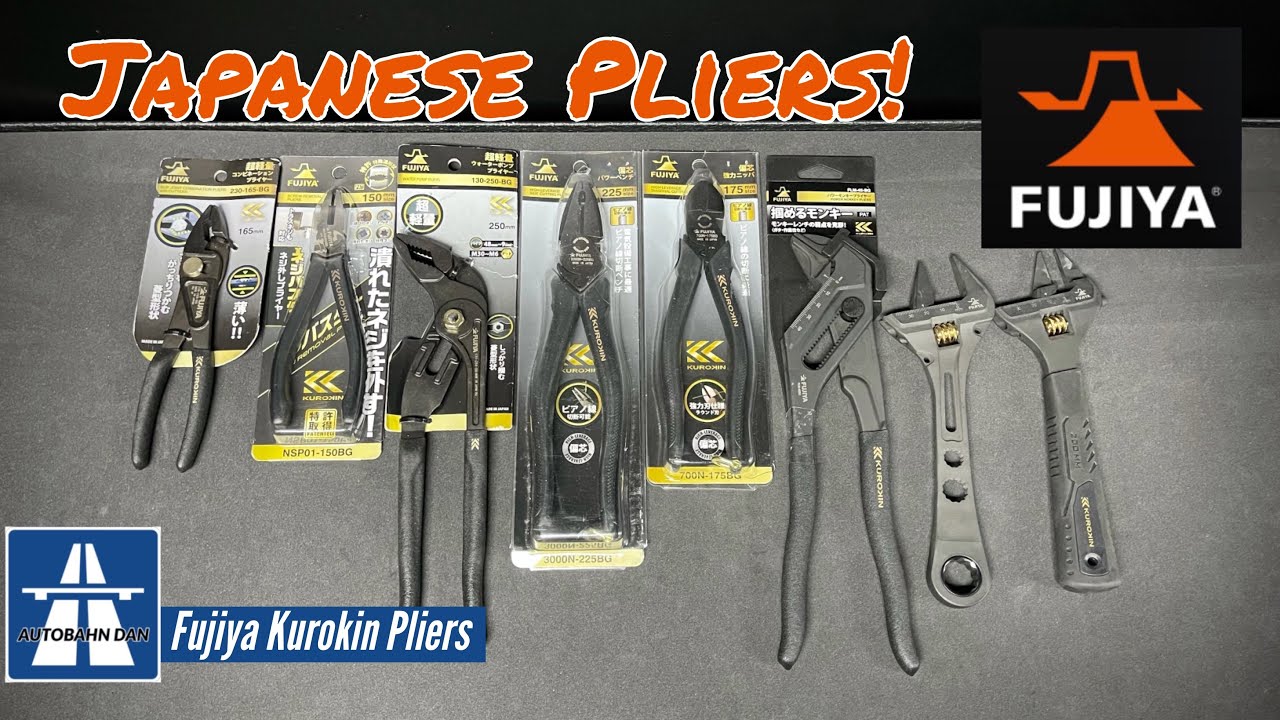 Fujiya Kurokin Japanese Pliers Wrenches Screw Extractors and MORE PLIERS!!! YouTube