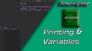Roblox Studio Scripting Tutorial #1 | Print Statements and Variables