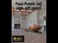 Construction Final Punch List