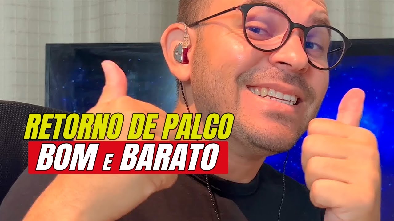 Fone de Ouvido para Palco - BOM E BARATO