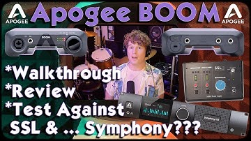 Apogee BOOM Watch Before You Buy! Audio Interface Test Vs SSL & ... Symphony?