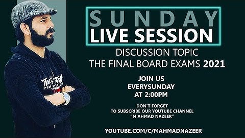 Exams 2021 M Ahmad Nazeer