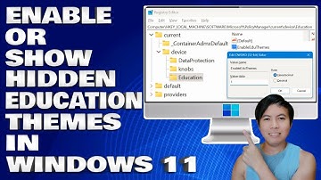 How To Enable or Show Hidden Education Themes in Windows 11