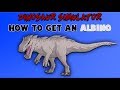 Roblox Dinosaur Simulator - HOW TO GET AN ALBINO TERROR!