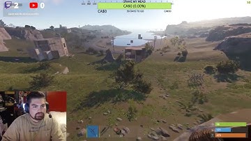 Compound bow headshot stops raid! #shorts #rust