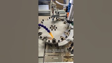 Fully Automatic Tapping Machine for Brass Hex Nuts