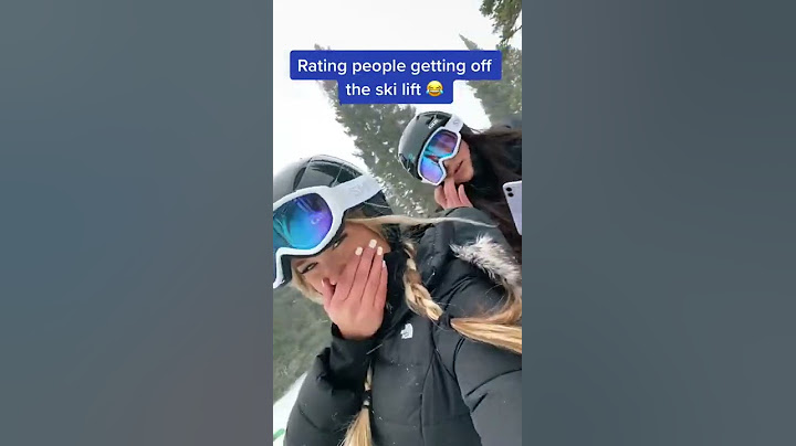Rating People Getting Off The Ski Lift 😂⛷