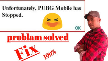 how to fix unfortunately pubg mobile has stopped 100 %  | SAHI SALAH |