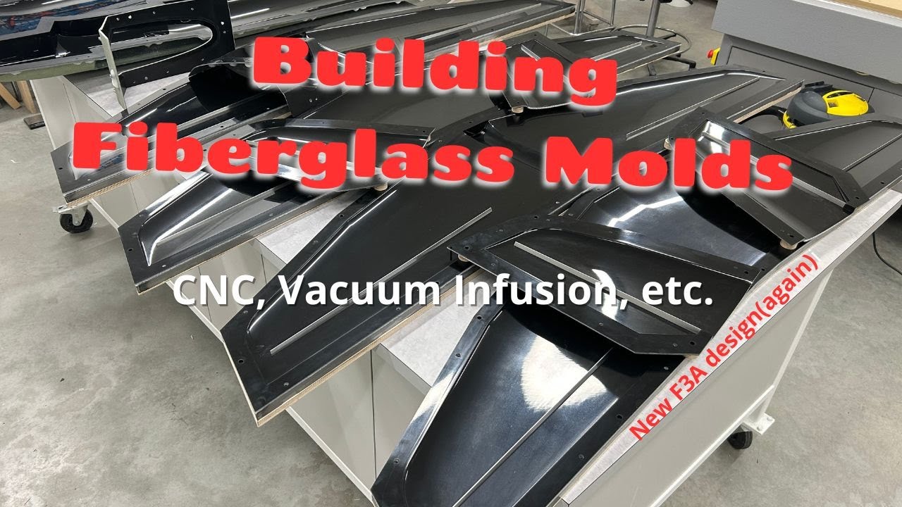 Building a New F3A Plane Molds – CNC and Vacuum Infusion Process