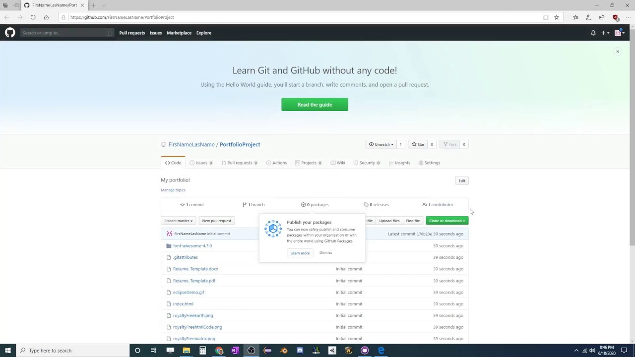 Setup GitHub Pages - YouTube