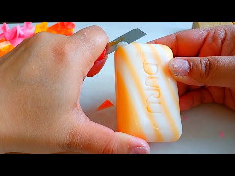 Видео: Very Satisfying Videos Dry soap cutting ASMR Relaxing soap crushing Soap ASMR no talking