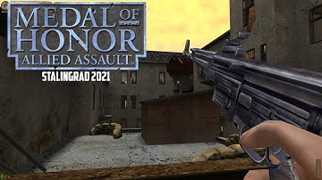 Medal of Honor Allied Assault 2021 Multiplayer Stalingrad Gameplay ►15 Players | 4K