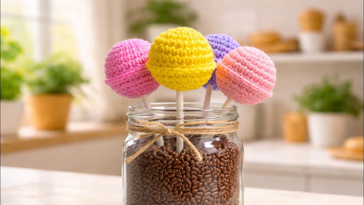 Lollipop Amigurumi Crochet for beginner's friendly 