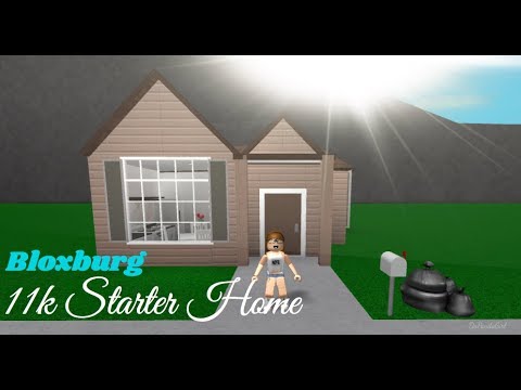 Roblox Welcome To Bloxburg 11k Starter Home Speedbuild Youtube