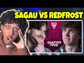 Yolow Reacts | Sagau vs. Redfrost | 1/4 - Final | LOOP | German Beatbox Championship 2024